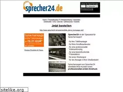Sites similar to sprecher24.de