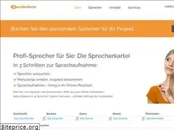 Sites similar to sprecherkartei.info