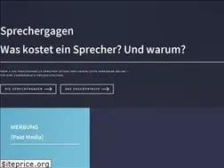 Sites similar to sprecherpreise.de