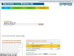 Sites similar to sprecherundredner.de