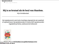 Sites similar to spreekwoorden.nl