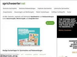 Sites similar to sprichwoerter.net