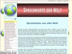 Sites similar to sprichworte-der-welt.de