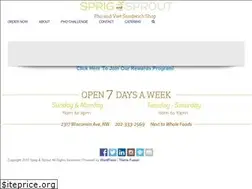Sites similar to sprigandsproutdc.com