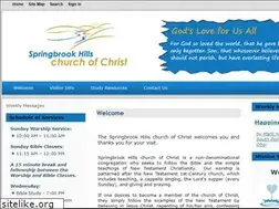 Sites similar to springbrookhills-churchofchrist.com