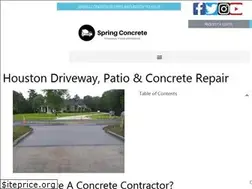 Sites similar to springconcrete.com