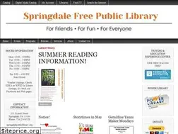 Sites similar to springdalepubliclibrary.org