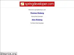 Sites similar to springdeveloper.com
