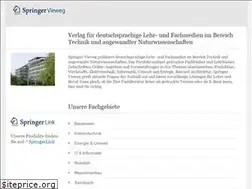 Sites similar to springer-vieweg.de