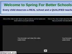 Sites similar to springforbetterschools.org