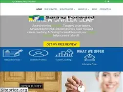 Sites similar to springforwardresumes.com