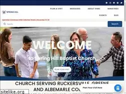 Sites similar to springhillbaptist.org