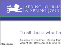 Sites similar to springjournalandbooks.com