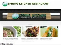 Sites similar to springkitchenrestaurant.com