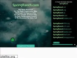 Sites similar to springranch.com