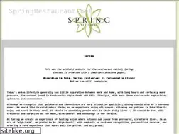 Sites similar to springrestaurant.net
