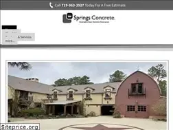 Sites similar to springsconcrete.com
