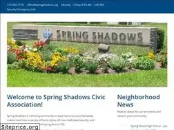 Sites similar to springshadows.org