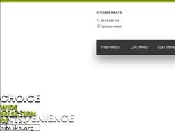 Sites similar to springsmeats.com.au