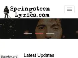 Sites similar to springsteenlyrics.com