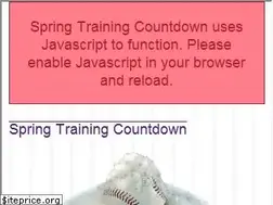 Sites similar to springtrainingcountdown.com