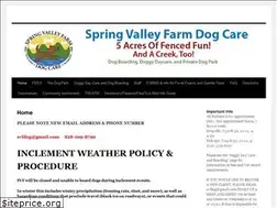 Sites similar to springvalleyfarmdogcare.com