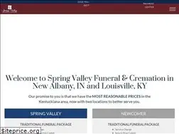 Sites similar to springvalleyfuneral.net
