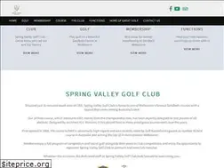 Sites similar to springvalleygolf.com.au