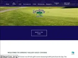 Sites similar to springvalleygolfcourse.com