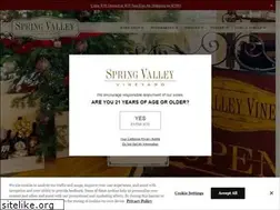 Sites similar to springvalleyvineyard.com