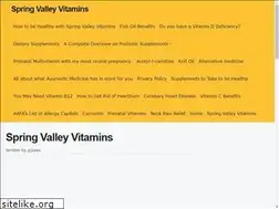 Sites similar to springvalleyvitamins.org