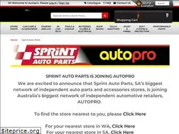 Sites similar to sprintautoparts.com.au