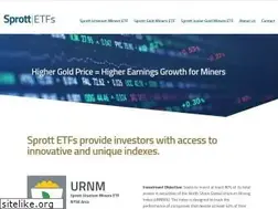 Sites similar to sprottetfs.com