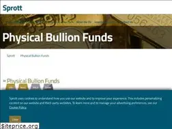 Sites similar to sprottphysicalgoldtrust.com