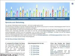 Sites similar to spruch-wunsch-geburtstag.de