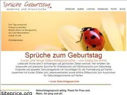 Sites similar to sprueche-geburtstag.net
