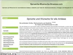 Sites similar to sprueche-wuensche-gruesse.com