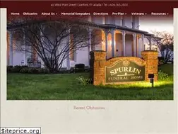 Sites similar to spurlinfuneralhome.com