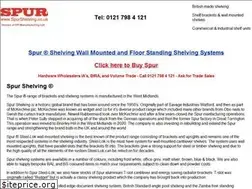 Sites similar to spurshelving.co.uk