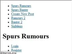 Sites similar to spursrumours.co.uk