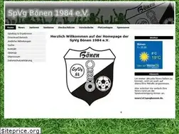 Sites similar to spvgboenen.de
