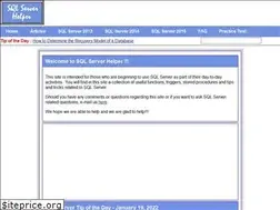 Sites similar to sql-server-helper.com
