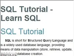 Sites similar to sql-tutorial.net