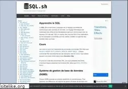 Sites similar to sql.sh