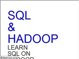Sites similar to sqlandhadoop.com