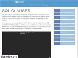 Sites similar to sqlclauses.com