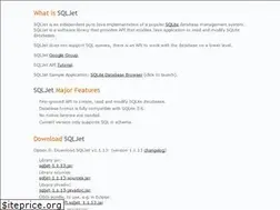 Sites similar to sqljet.com
