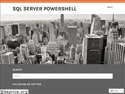 Sites similar to sqlserverpowershell.com