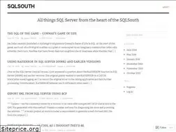 Sites similar to sqlsouth.wordpress.com