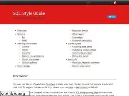 Sites similar to sqlstyle.guide